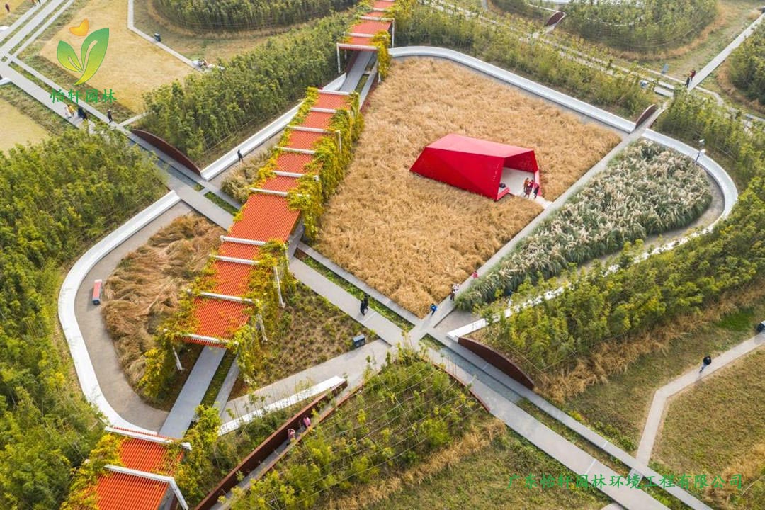 西安皂河生態公園景觀設計改造效果圖
