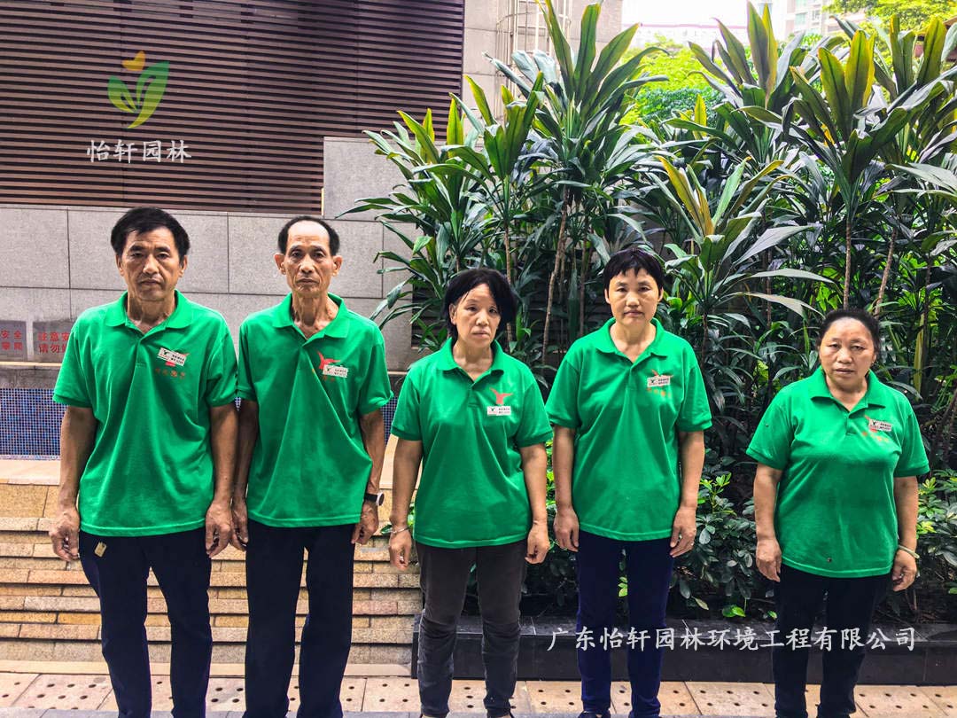 廣州荔灣區逸翠灣小區綠化養護