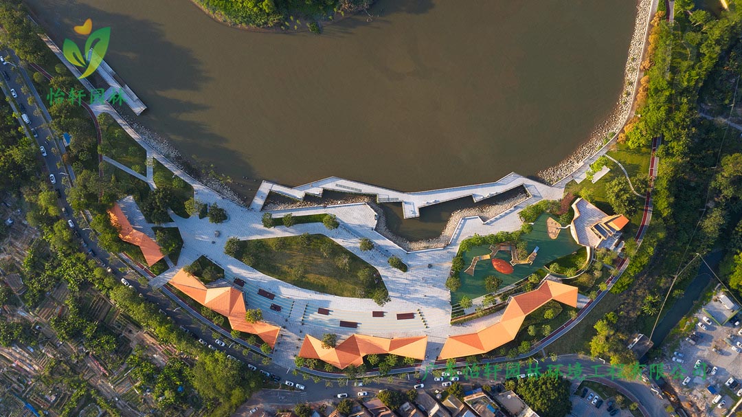東莞龍灣生態濕地公園綠化景觀設計實景圖