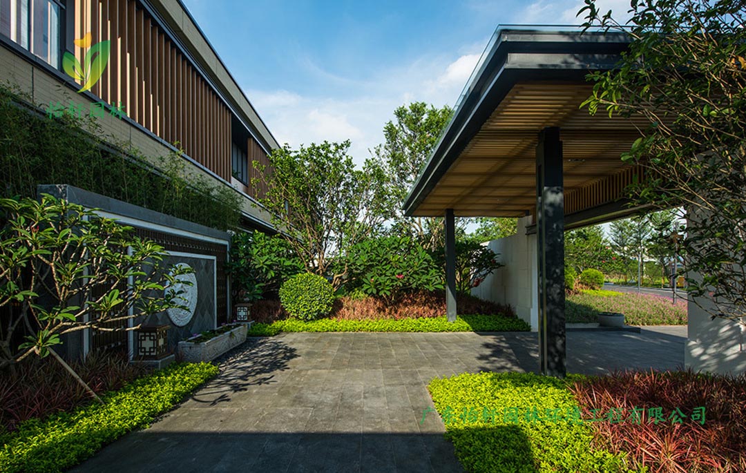 佛山保利諾丁山示范區(qū)綠化景觀設計案例實景圖